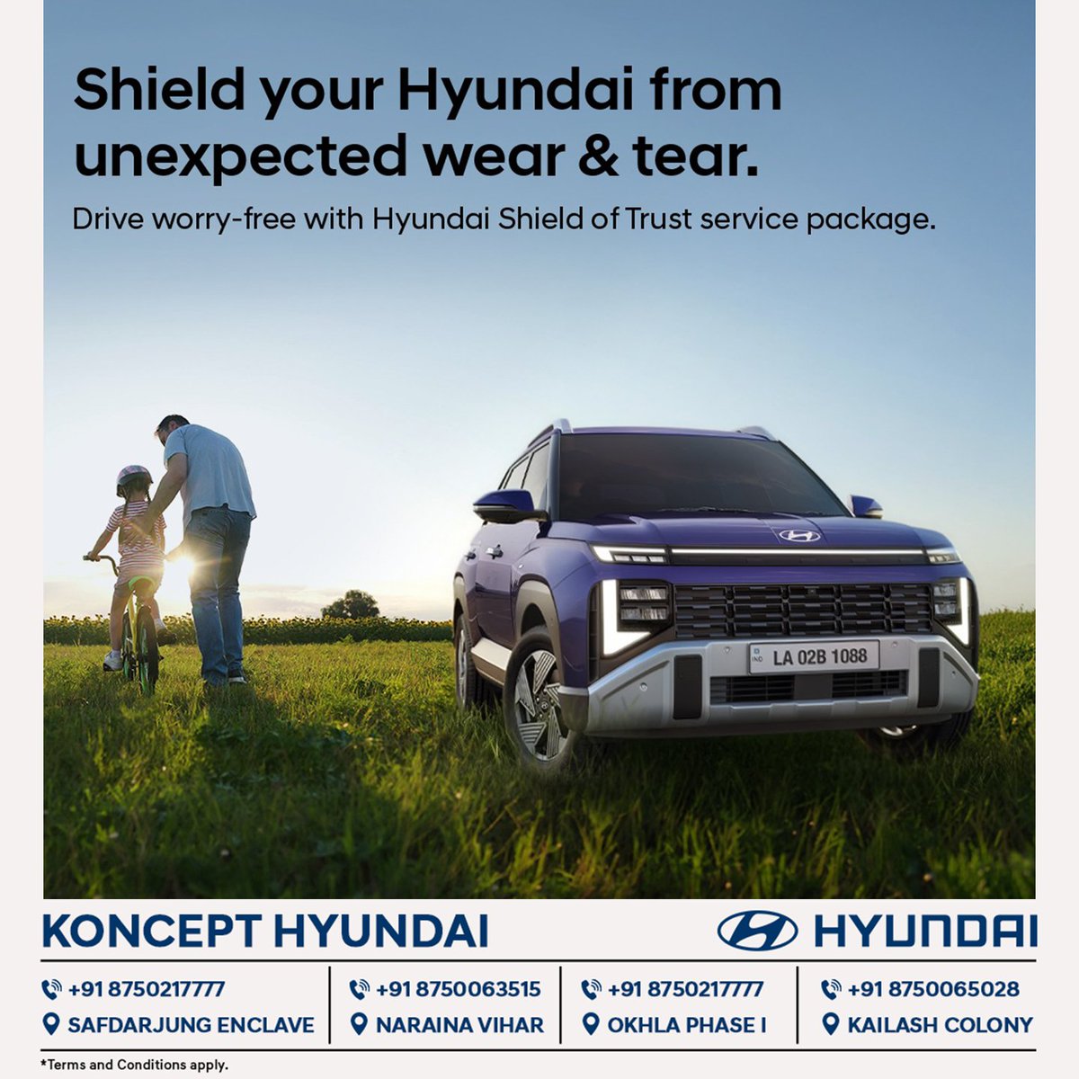 HyundaiKoncept's tweet photo. Keep every journey protected with Hyundai Shield of Trust! 🛡️💙
Because a smooth drive is not just about performance — it’s also about peace of mind, confidence, and care that lasts. 🚗✨
#KonceptHyundai #HyundaiShieldOfTrust #HyundaiCare #DriveProtected #CarProtection #Hyundai https://t.co/xEQr3isbbB