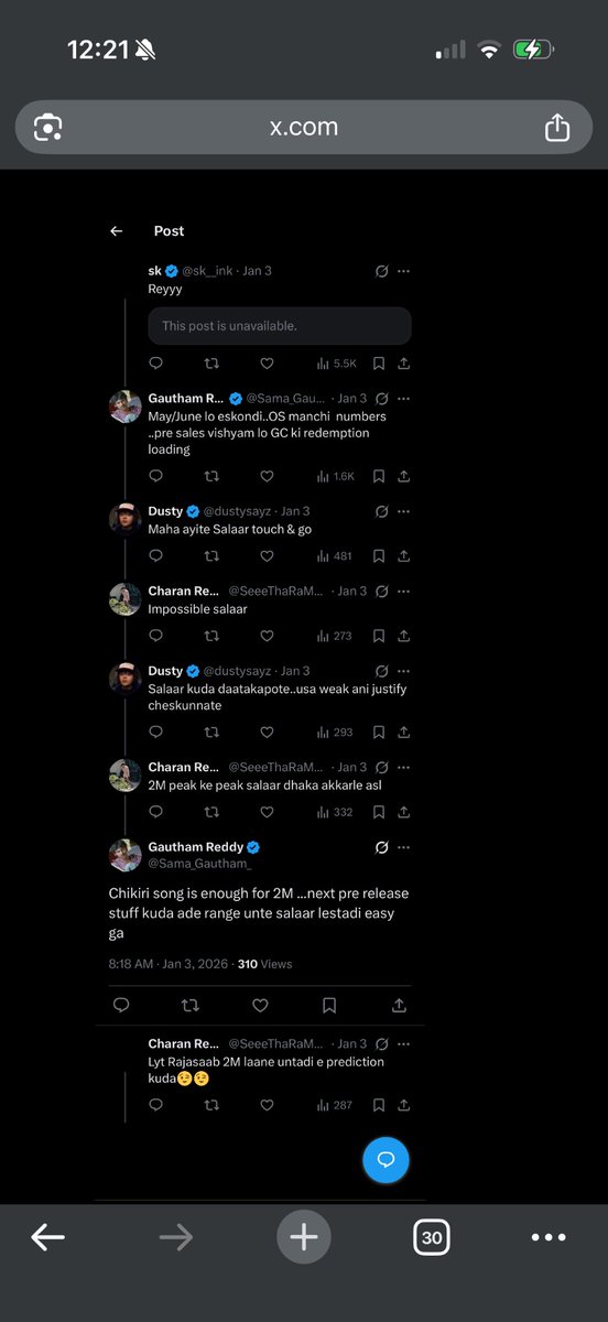 Charan Reddy tweet media