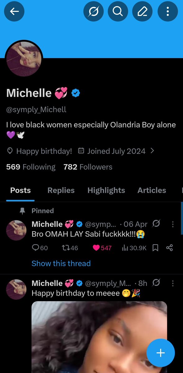 Michelle 💞 tweet media