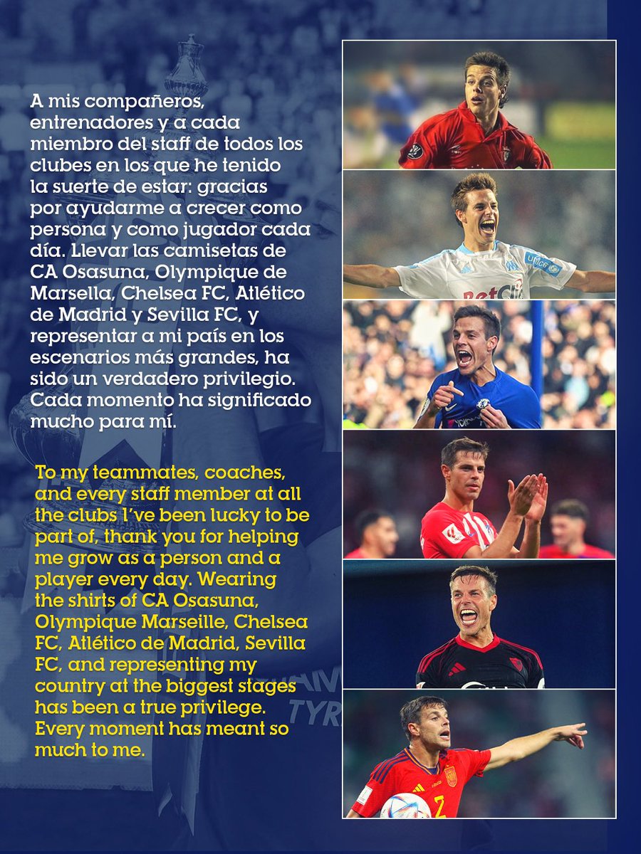 César Azpilicueta tweet media