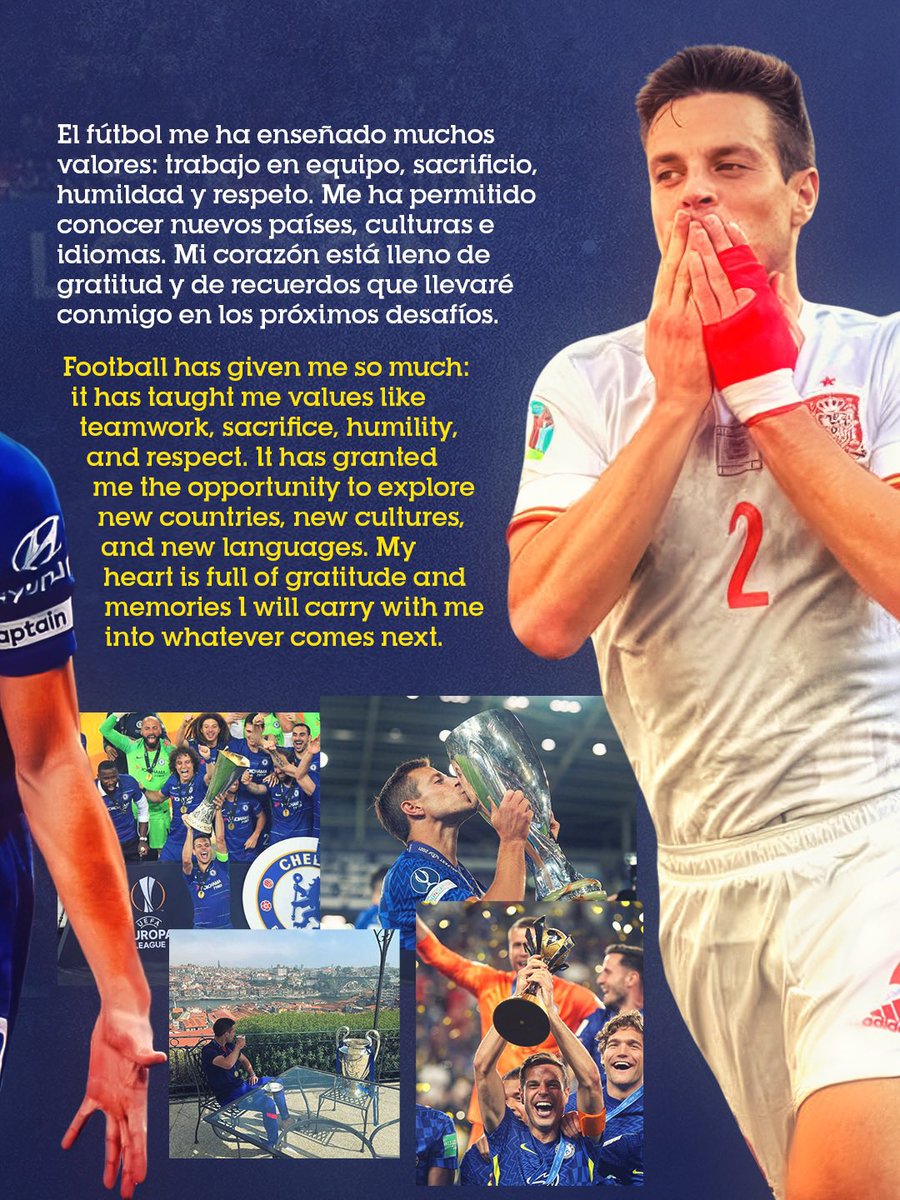 César Azpilicueta tweet media