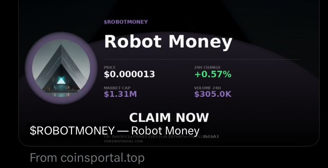 Robot Money tweet media
