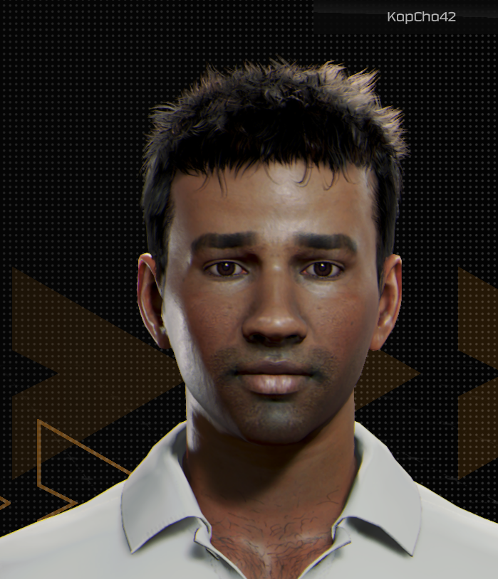 Cricket23game's tweet photo. `Created — 😎"Kumar Dharmasena"😉 
@KumarDofficial in Cricket26 🎮

🏷Community Playface Creator - "KapCha42"

How's it looking ?

▶️Want to be Created Yours ?

Hit❤ = Like !
#Cricket #Cricket26 #Playface #umpire
-----
✅Follow &amp; Join 
📍Discord:https://t.co/MB0Bhlc9Qh https://t.co/bwgwcgVlHq