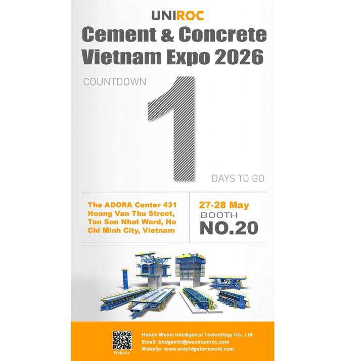 wuxin_formwork's tweet photo. 🎯Only 1 day!

📅27-28 May
🌍The ADORA Center 431 Hoang Van Thu Street, Tan Son Nhat Ward, Ho Chi Minh City, Vietnam
📍BOOTH NO.：20

Visitor registration >>
https://t.co/1oYaZUGo1j

#Cement #Concrete #VietnamExpo #UnirocBridge #bridge #formwork #5DaysToGo #precastconstruction https://t.co/h54oVr0JMM