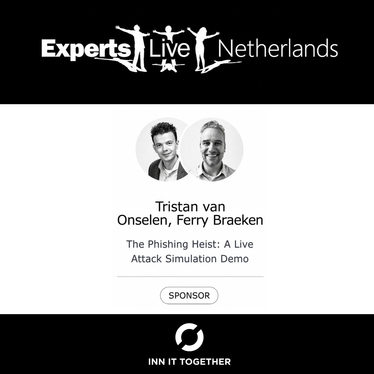 innvolve_it's tweet photo. 🅔🅥🅔🅝🅣 | Experts Live Netherlands

Op 2 juni om 13:00 staat onze collega Ferry Braeken samen met Tristan van Onselen op het podium met: The Phishing Heist: A Live Attack Simulation Demo 

#ExpertsLive #CyberSecurity #Phishing #AI https://t.co/qchNZH8OSt