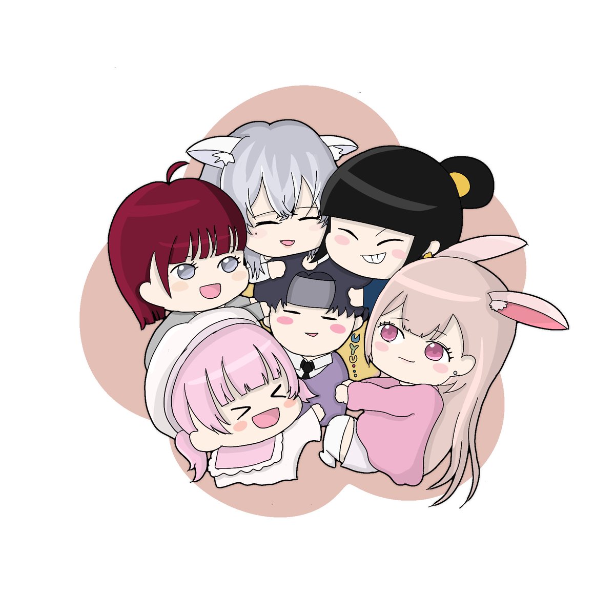 team『らなたろうのお友達』最強最高✨ ももちゃんイラストありがと