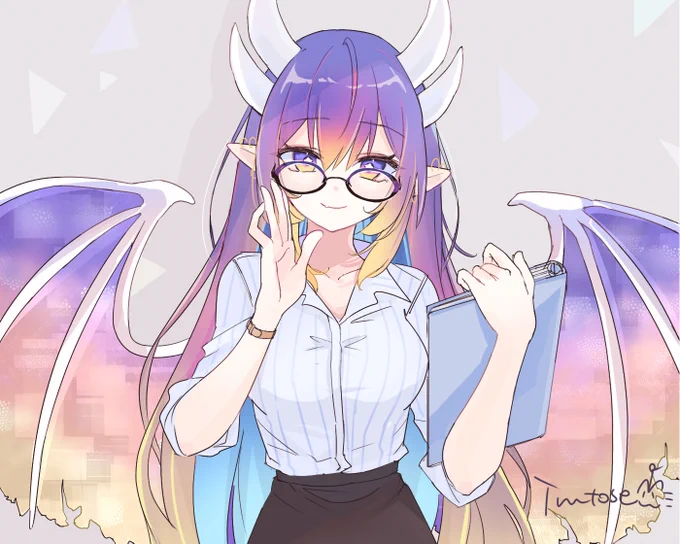 skeb一件納品しました リクエストありがとうございましたー! ※この画像は投稿用にトリミングしてます #skeb