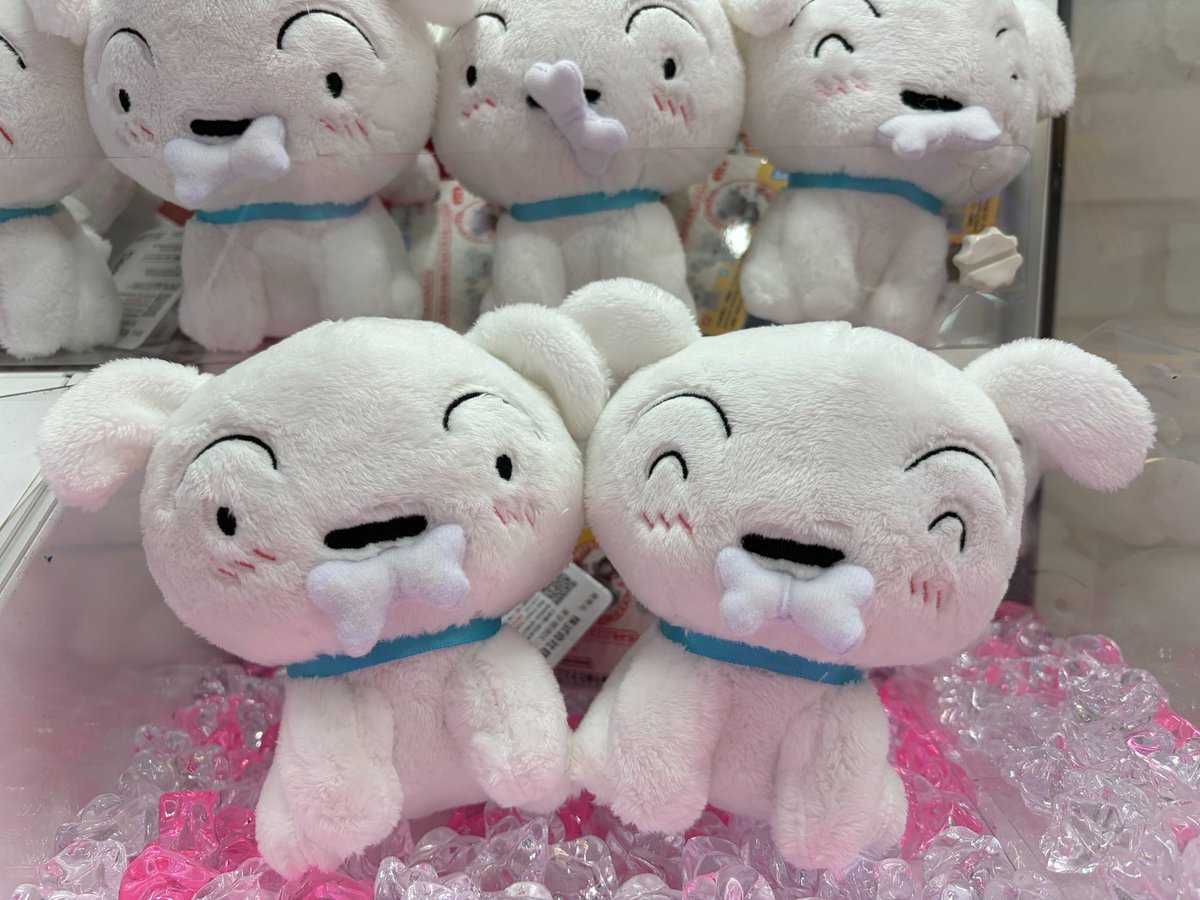 景品情報】 『クレヨンしんちゃん シロのぶるrぶるぬいぐるみ～ホネを