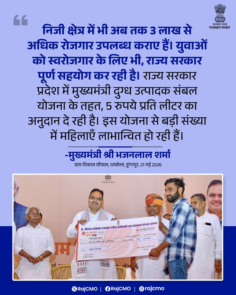 CMO Rajasthan tweet media