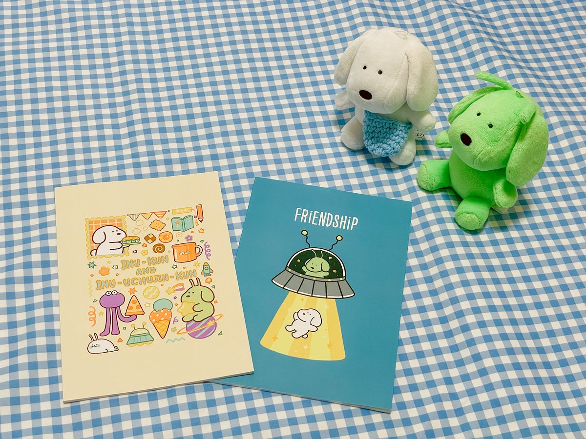 追加でノートも作りました！🐶📕 A5サイズ、無地でメモやイラストなど