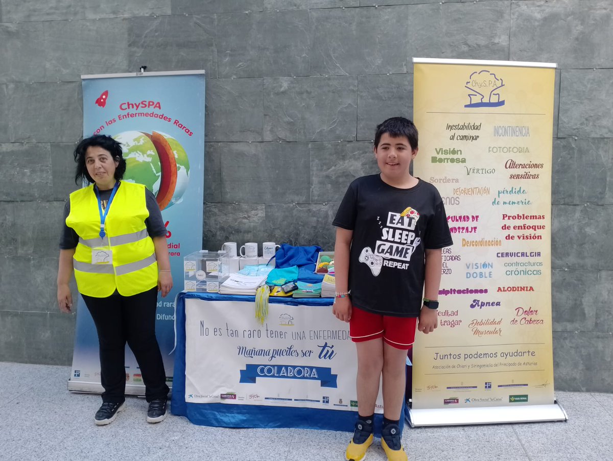 chy_spa's tweet photo. Ayer tuvo lugar nuestra Mesa Informativa en el Hospital Vital Álvarez Buylla, en Mieres.
Gracias al hospital por abrirnos sus puertas y ayudarnos a dar visibilidad a nuestra enfermedad, y a todas las personas que se acercaron, nos escucharon y mostraron interés y apoyo. https://t.co/7TqkG9yEmJ