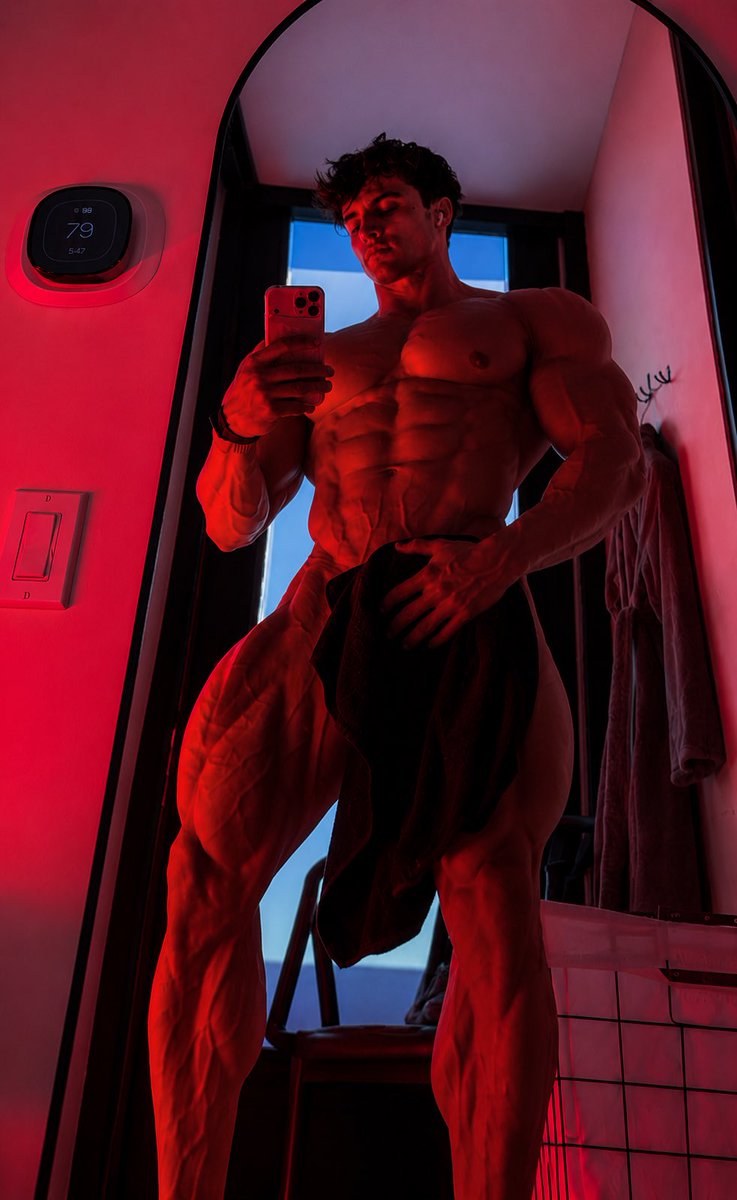 mrk_hartai's tweet photo. Late night body check before sleep…
just making sure everything’s still in perfect shape 😅💪
but is everything really okay??? 🍆☺️😱
Red lights, insane pump, zero chill 🔥
#BodyCheck
#NightCheck
#GymLife
#Aesthetics
#FitnessMotivation
#Shredded
#MusclePump
#MensPhysique
#AlphaMode
#GymAddict
#LeanMuscle
#Bodybuilding
#PhysiqueUpdate
#LowAngleShot
#MirrorSelfie
#Veins
#SleeperBuild
#RedLights
#FitFam
#BulkSeason
#CuttingSeason
#BeastMode
#GreekGod
#WorkoutMotivation
#NoDaysOff
#ShreddedLife
#FlexFriday
#NattyOrNot
#GymTok
#Confidence 😈