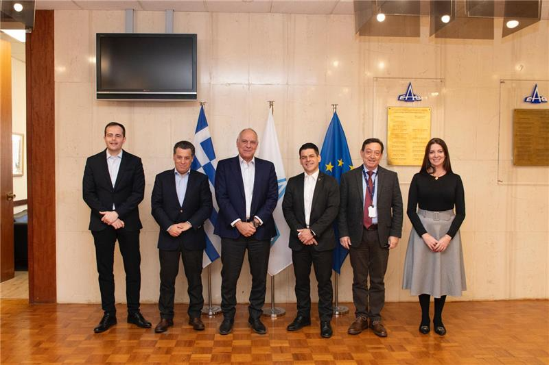 embraer's tweet photo. NEWS | Embraer and Hellenic Aerospace Industry @HAIcorp advance strategic cooperation to develop long-term C-390 MRO capabilities in Greece. Read full news: https://t.co/mFMX1DbFtT https://t.co/fb5d2S7asb