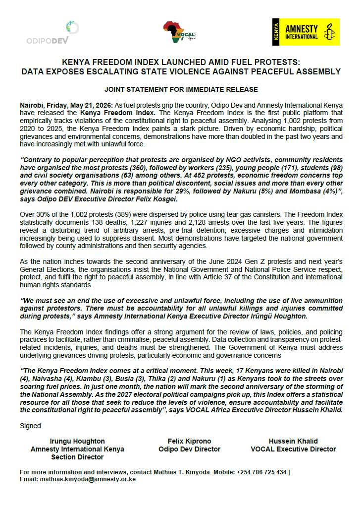 Amnesty Kenya tweet media
