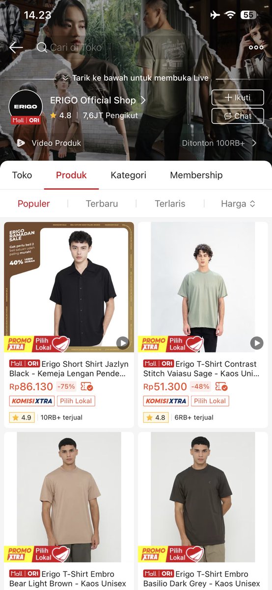 callmelatxr's tweet photo. COWOK WAJIB TAU‼️
ternyata baju mahal cowok ada versi BPJS nya 🔥😭

H &amp; M → Erigo
ZARA → Manzone
MANGO → Heymale
BERSHKA → Screamous
UNIQLO → Cotton ink man 
COTTON ON → Livehaf
PULL &amp; BEAR → Cut off
STRADIVARIUS → Matsuda

stay stylish tanpa bikin dompet kering😎 https://t.co/4EBvSjPam0