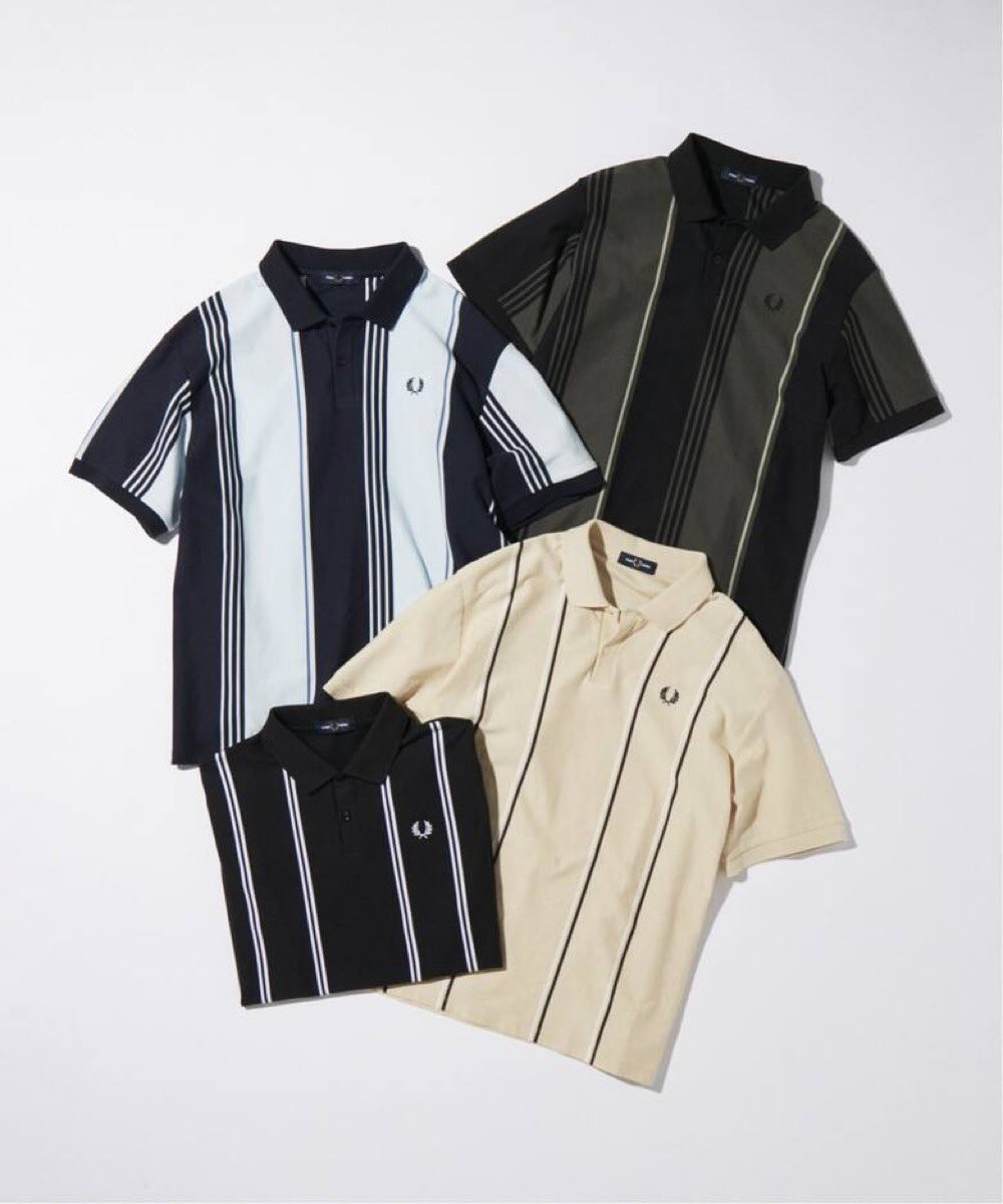 FRED PERRY for JOURNAL STANDARD 26SS 別注 ストライプ ピケ
