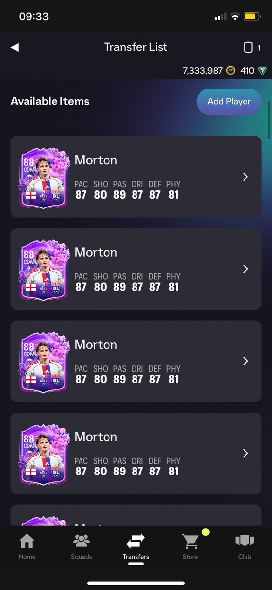 bnoc_boyo's tweet photo. Still holding 50 Mortons that I picked up for min price. 2.5M value right now but plan to hold for another week or 2. https://t.co/ao5XIHSa48