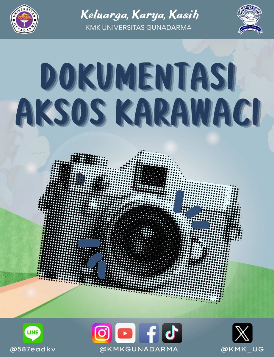 KMK_UG's tweet photo. 🌟 𝐃𝐎𝐊𝐔𝐌𝐄𝐍𝐓𝐀𝐒𝐈 𝐀𝐊𝐒𝐈 𝐒𝐎𝐒𝐈𝐀𝐋 𝐊𝐀𝐑𝐀𝐖𝐀𝐂𝐈 𝟐𝟎𝟐𝟔 🌟

​Yo yoww what's up KMKers apa kabssss!!??
​YESUS DAHSYATTT!!🔥

​Hey heyy KMKers!! Kalian gasabarrr gasi sama dokumentasi aksi sosial minggu laluu?​

​KMK Gunadarma
Keluarga🏡 Karya🎨 Kasih❤️ https://t.co/K9x63eVsDd