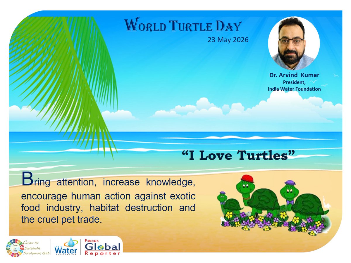 drarvindkumar1's tweet photo. #WorldTurtleDay2026 #ForNature #TURTLE #ecosystem #TurtleMonth #SavingTurtlesTogether #KachhuaSanctuaryVaranasi #TurtleConservation @UNBiodiversity @Climate_Action_  @moefcc @WWFINDIA @cleanganganmcg @SeaTurtles_org https://t.co/dULNzmTdB3