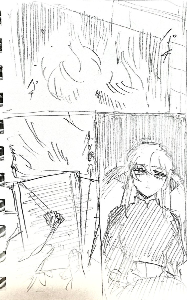 menmenmennma's tweet photo. #画家ちゃんず
🎀 の誕生日なので前に描いた雑な🩰🎀手紙燃やし漫画を投下します(ツリーに続く) https://t.co/zkHPcnG92G
