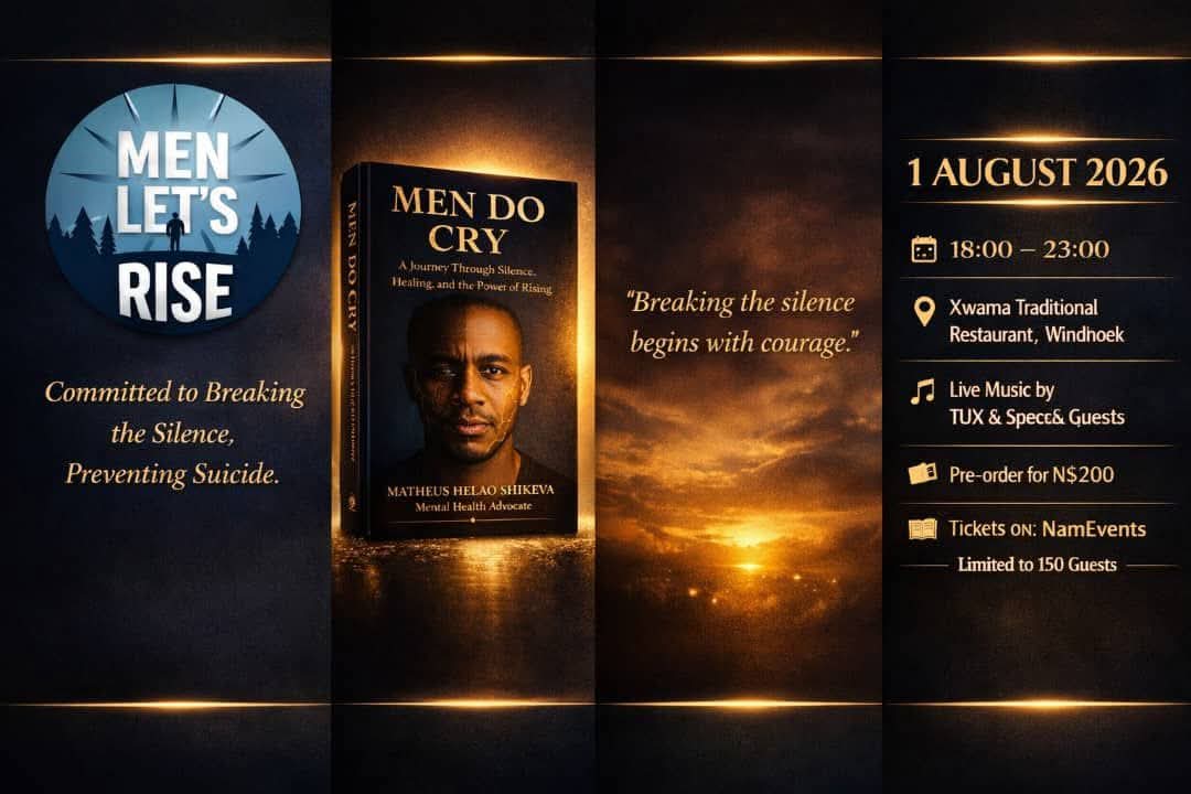 NamibiaSmes's tweet photo. Men Do Cry - Book Launch! 

Book your ticket TODAY... https://t.co/a5nCt2ncog
