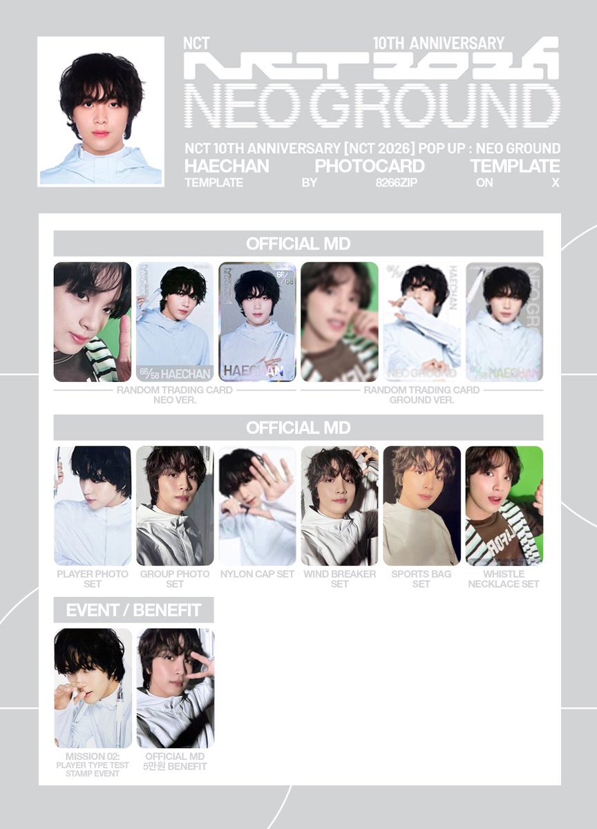 nct 10th anniversary [nct 2026] pop up : neo ground haechan