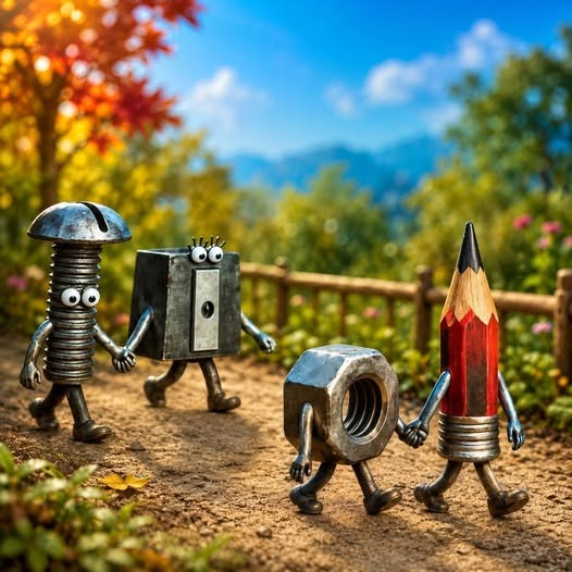 Sara2409558447's tweet photo. Le scelte sbagliate della vita a volte diventano le più belle avventure.
Camminate, ridete e godetevela.  Buona giornata !  🌞🔩✏️
 #BuonaGiornata #AmiciStrani #Buongiorno #IroniaDelGiorno https://t.co/8eBusccKz9