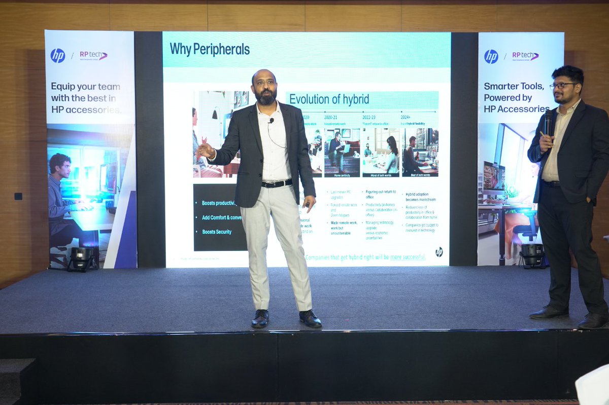 rptechindia's tweet photo. @rptechindia, in association with @HP Commercial Peripherals, proudly continues “Project Vistaar” — an initiative focused on expanding the reach of HP Commercial Peripherals across districts nationwide.
#HP #ProjectVistaar #RPtech #HPCommercialPeripherals #PartnerGrowth https://t.co/iLXHaRmuyC