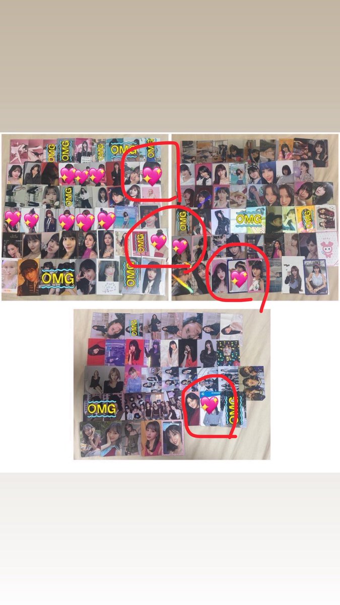 HTWICE1109's tweet photo. @luvmomo_o0 リプありがとうございます
赤丸3枚求めてますが、4枚目の赤丸内（選択お願いします🙇‍♀️）より、3:3は可能でしょうか
ご検討よろしくお願いいたします🙇‍♀️ https://t.co/MmoQXfm40Y