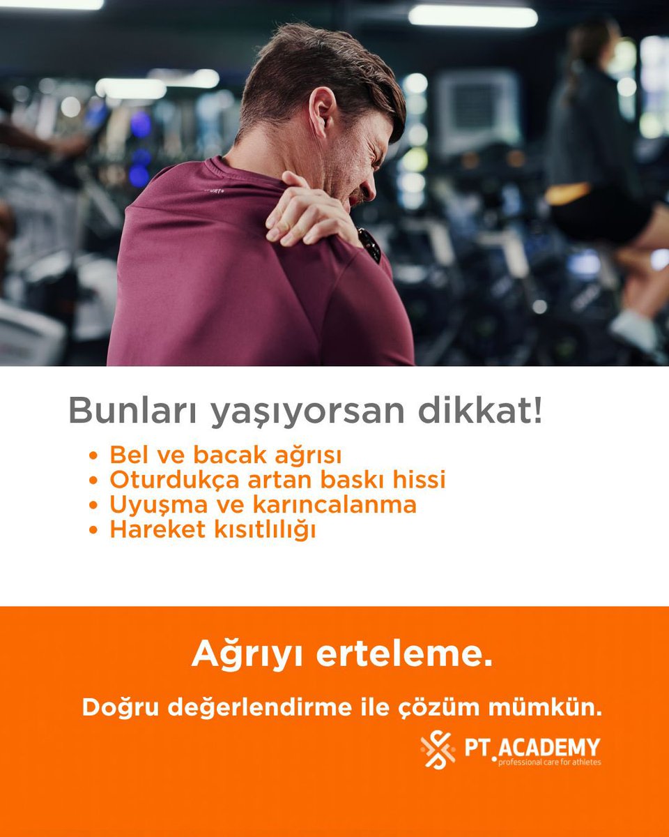ptakademi's tweet photo. Bel ve bacak ağrısı çoğu zaman göz ardı edilir. Oysa bu belirtiler, altta yatan daha ciddi bir durumun habercisi olabilir.

👉 Kişiye özel değerlendirme süreci ve egzersiz reçeteleri hakkında bilgi almak için bizimle iletişime geçebilirsiniz.

#PTAcademy #PTSözlük https://t.co/LZRY5okGO3