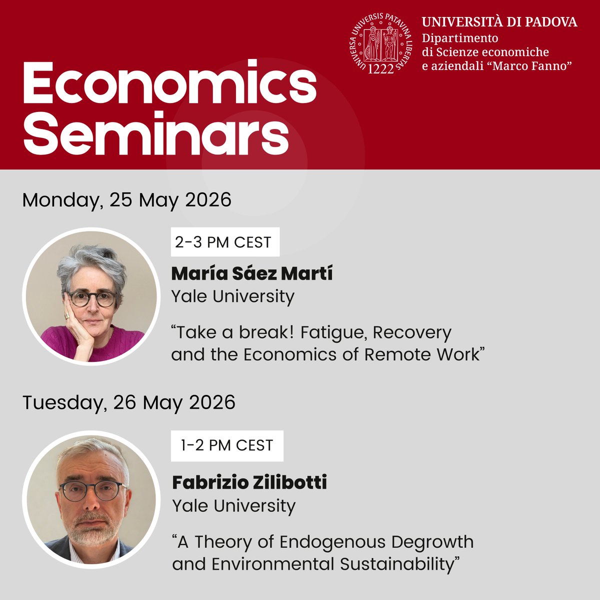 Dipartimento Scienze economiche aziendali - Unipd tweet media