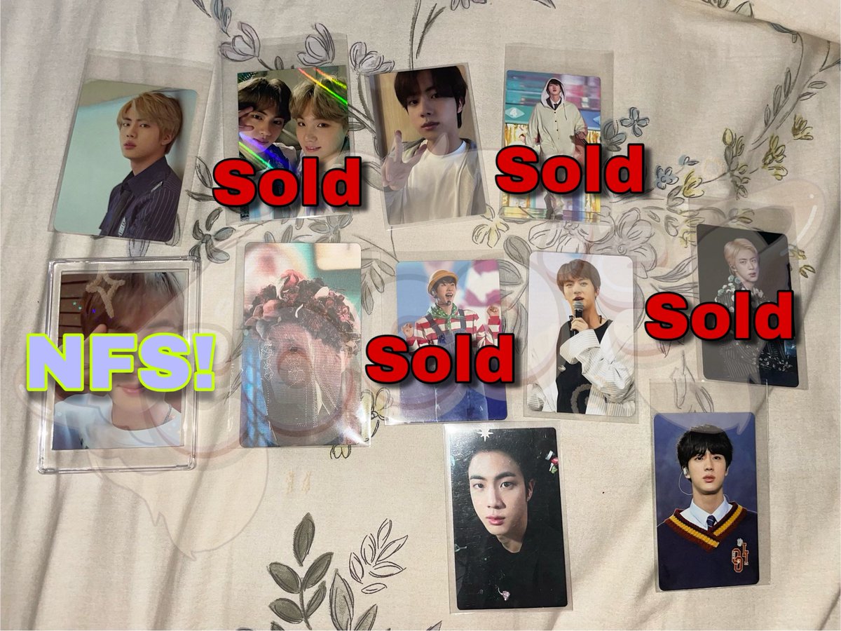 daenties's tweet photo. WANT TO SELL / WTS 

KIM SEOKJIN PHOTOCARD 

> prefer take all
> good condition 
> can sell ww with ina 🇮🇩 address 

wts lfb pcs rm jin suga jhope jimin v jungkook btsarmy muster wings album ly answer her tear answer MOTS BE lenticular https://t.co/V9yq6nTRlc
