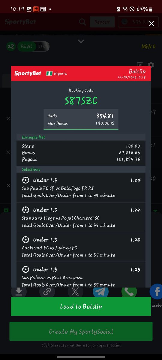 SpecOnyeka's tweet photo. I have cooked this one spiritually, don't regret not playing this game
Edit, play and share ✨️ 

#Sportybet code: S87SZC https://t.co/2mJZdk4gmC