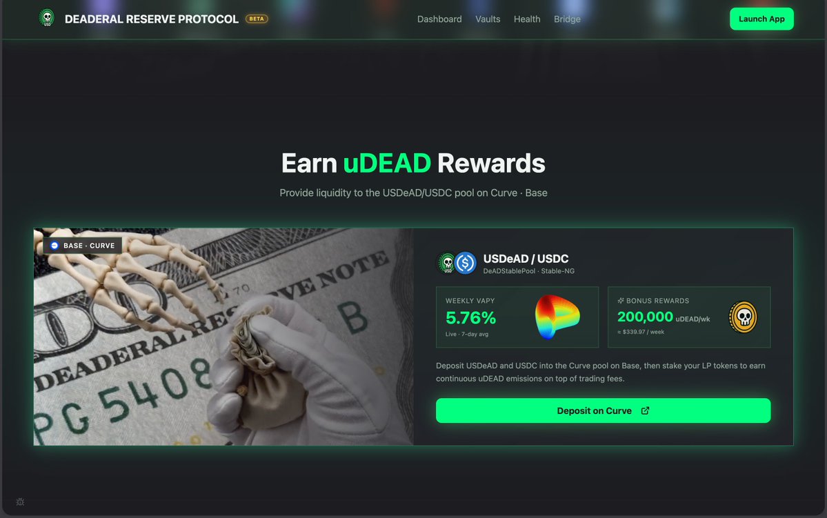 DEADERAL RESERVE PROTOCOL | $USDeAD tweet media