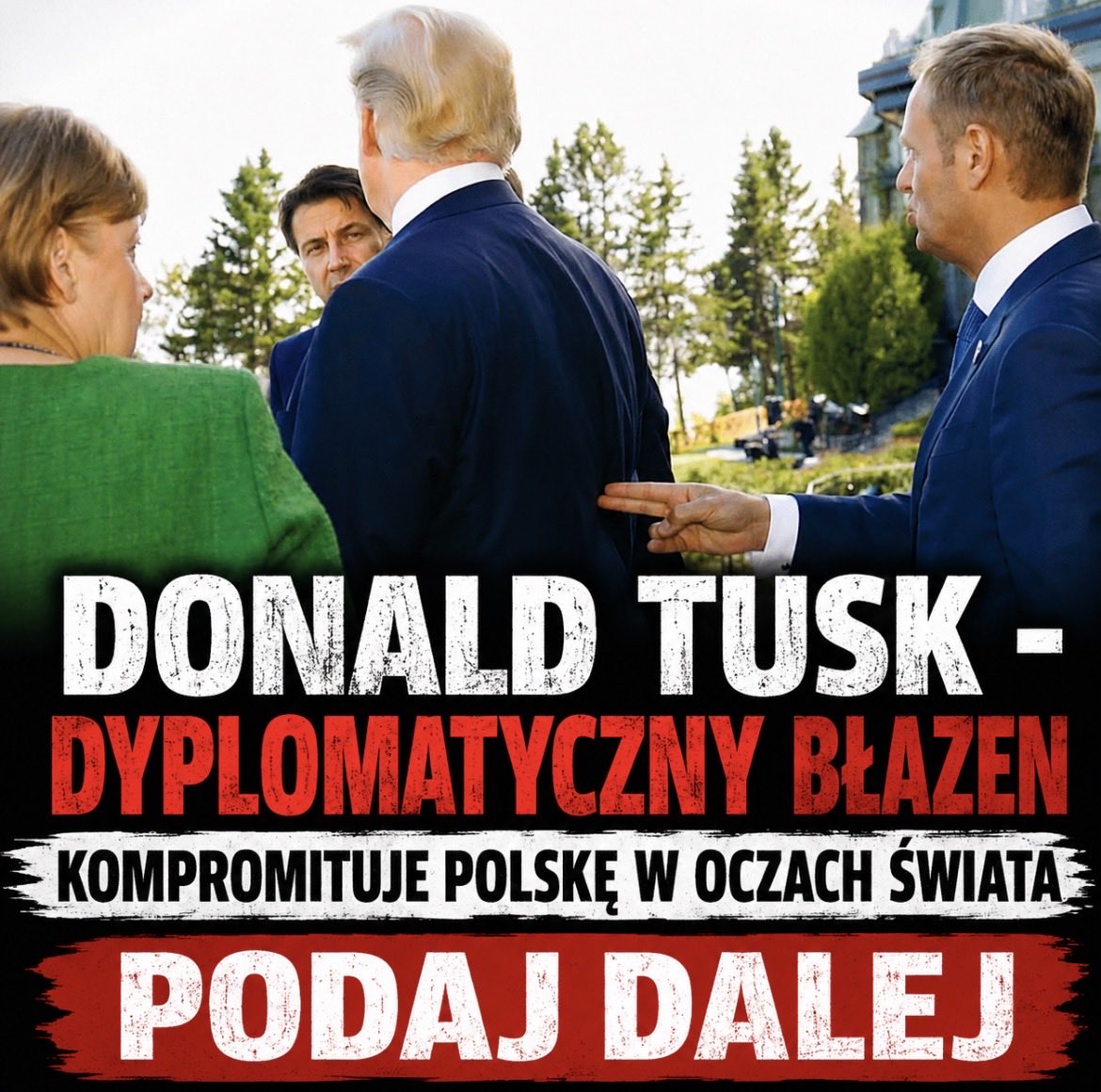 Magdale67766869's tweet photo. Donald Tusk - dyplomatyczny IDIOTA! 🤬

Czy popierasz wysłanie niemca na emeryturę?

🇵🇱 A) Tak, najlepiej do więzienia.

🇩🇪 B) Nie, chce słabej Polski. https://t.co/rORdsCVOGM