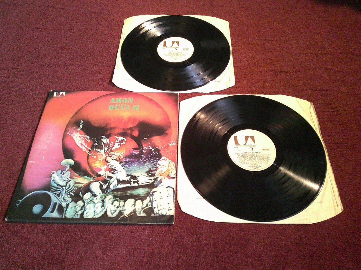AMON DUUL II DANCE OF THE LEMMINGS UK 1ST PRESS VINYL LIBERTY ON
