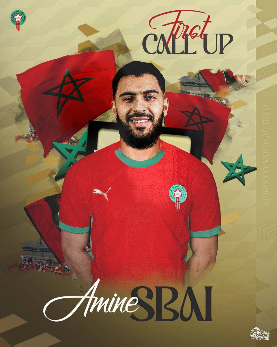 EnMaroc's tweet photo. السيد محمد وهبي يستدعي أمين السباعي للانضمام إلى التجمع الإعدادي

Mr. Mohamed Ouahbi calls up Amine Sbai to join the training camp

#DimaMaghrib 🇲🇦 https://t.co/aXZAGwttpm
