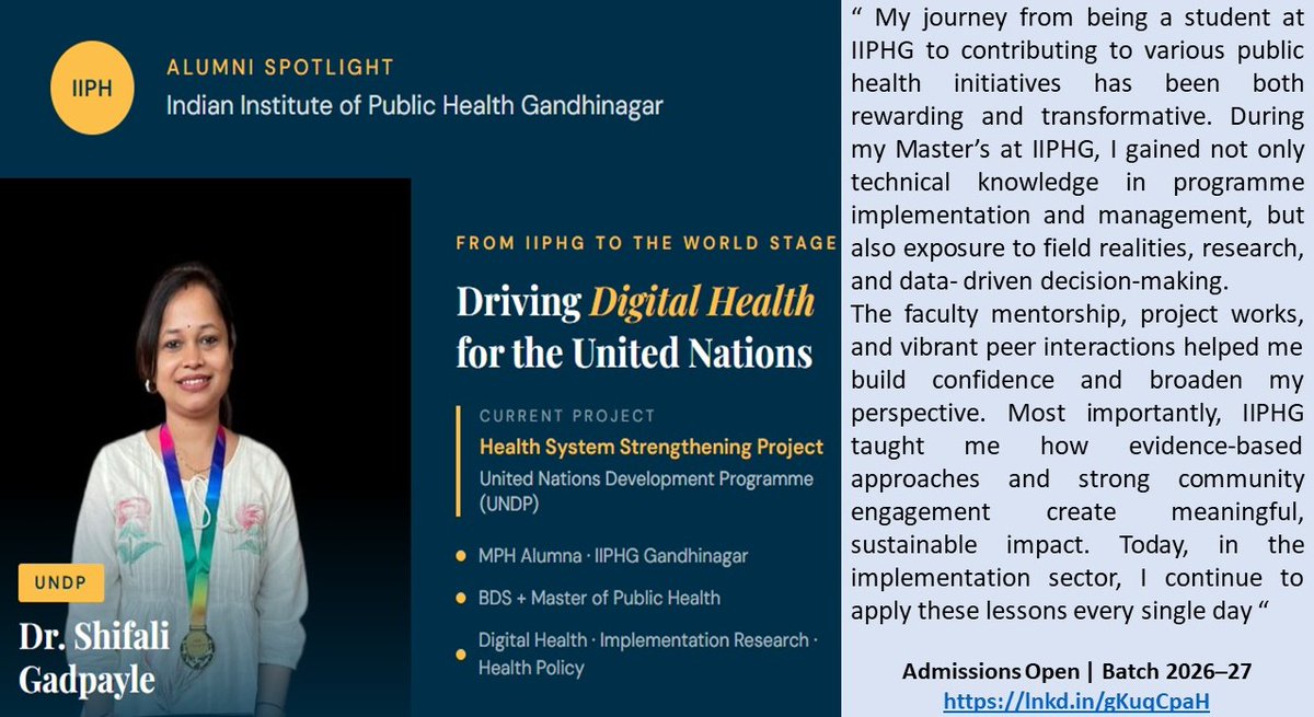 Indian Institute of Public Health Gandhinagar tweet media