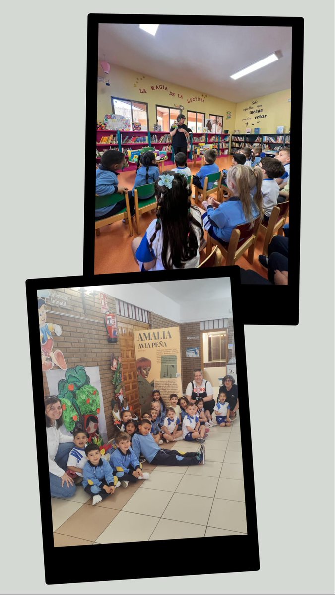 BpmLUISRIUS's tweet photo. Gracias a MariaLuisa, Marina, Esther, Mercedes y Mariángeles por querer venir con los niños a visitarnos. #visitasquealegran #lamagiadelabiblioteca. https://t.co/DfsbXmwOMz