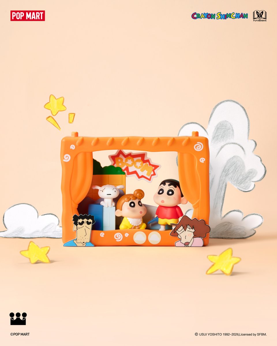 POPMARTGlobal's tweet photo. And yes… Shin-chan is still causing chaos. 🌈🍿
#POPMART #CrayonShinchan #BlindBox #minime #CrayonShinchanInnerChildTheatreSeries #figures #arttoys https://t.co/HcOFbM4up7