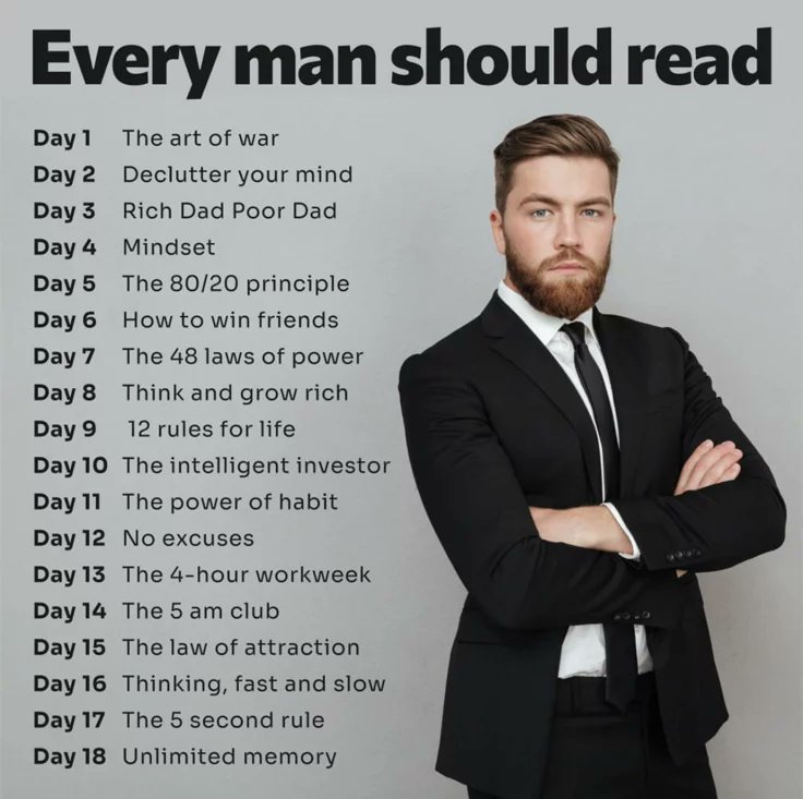 NovaTechAIX's tweet photo. Every Man Should Read. https://t.co/4OmvU6CXFT
