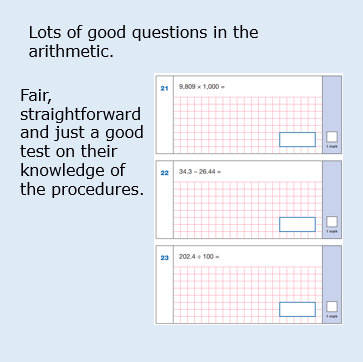 SarahFarrellKS2's tweet photo. Now that we can talk about the 2026 SATs papers, here are my thoughts on the maths papers. In general, I thought that there were a lot of good, fair questions. Lots of ratio and shape! https://t.co/RdraHpfpKP
