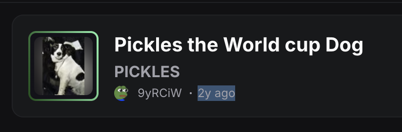 joinairdrops's tweet photo. Real OG $pickles from 2024
BqCC9L3cL3PCvBbVpkcz9WGyu5gJJiFdqZY7yFKZpump https://t.co/ad8skCUVa3