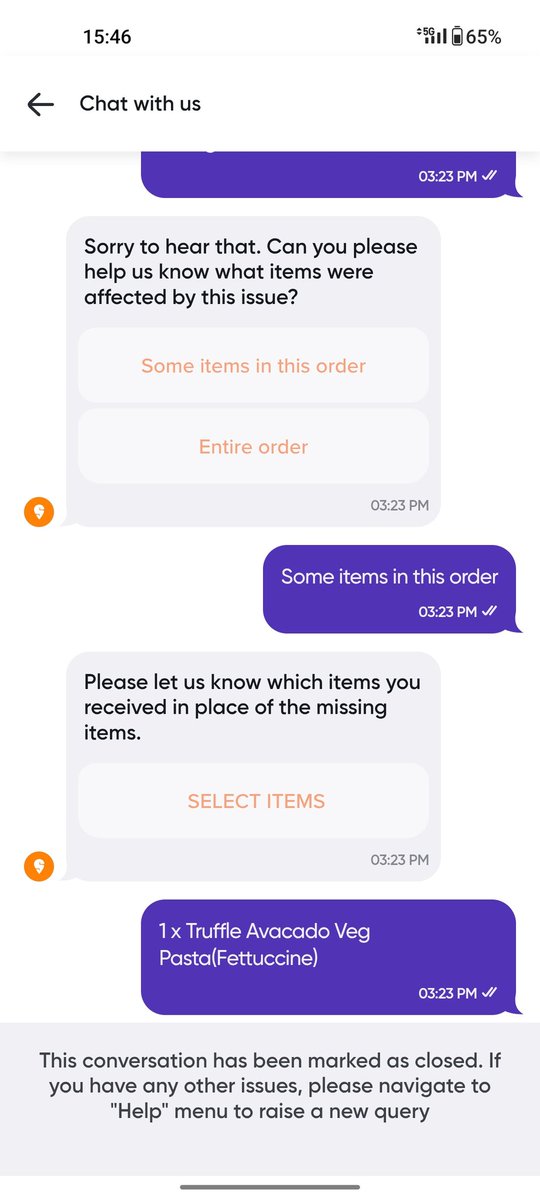 teainsec's tweet photo. @Swiggy pathetic support service with rude customer executives

Told their escalation team that I've received wrong order and they're constantly closing the chat. 

Fuck you. Pathetic service

Zomato is much better https://t.co/RAI6qKwQc5
