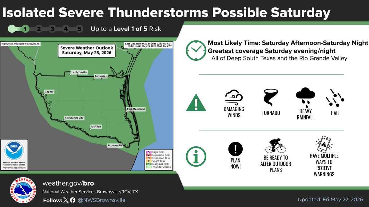 NWS Brownsville tweet media