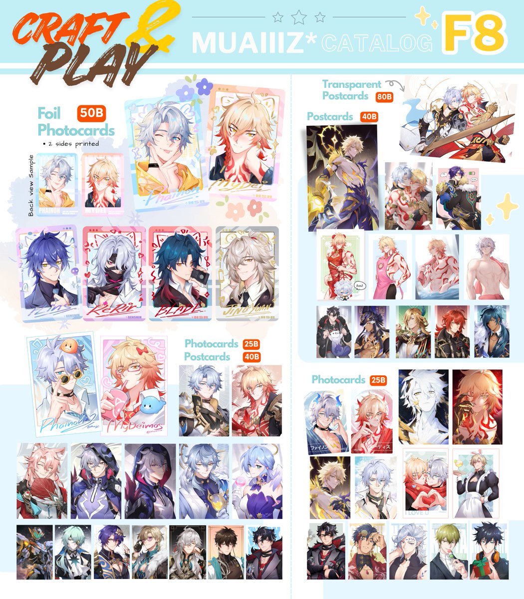 Muaiiiz's tweet photo. ✨ใบเมนูของเรางาน #CraftandPlay นะคะะ 🥰 มีของใหม่เล็กน้อย แวะมาหากันได้น้าา(≧∀≦)ゞ

🐵Booth F8 Muaiiiz
📆24.05.2026 
📌Central Westgate Hall (4th Floor)

#craftandplay2026 #ตลาดนัดรางดาว https://t.co/x6KCBPRsrB