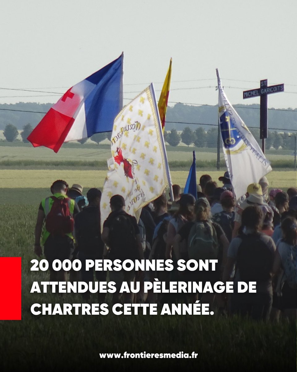 Frontieresmedia's tweet photo. 20 000 personnes sont attendues au pèlerinage de Chartres cette année. (Charlotte d’Ornellas) https://t.co/SrajeAl4ok
