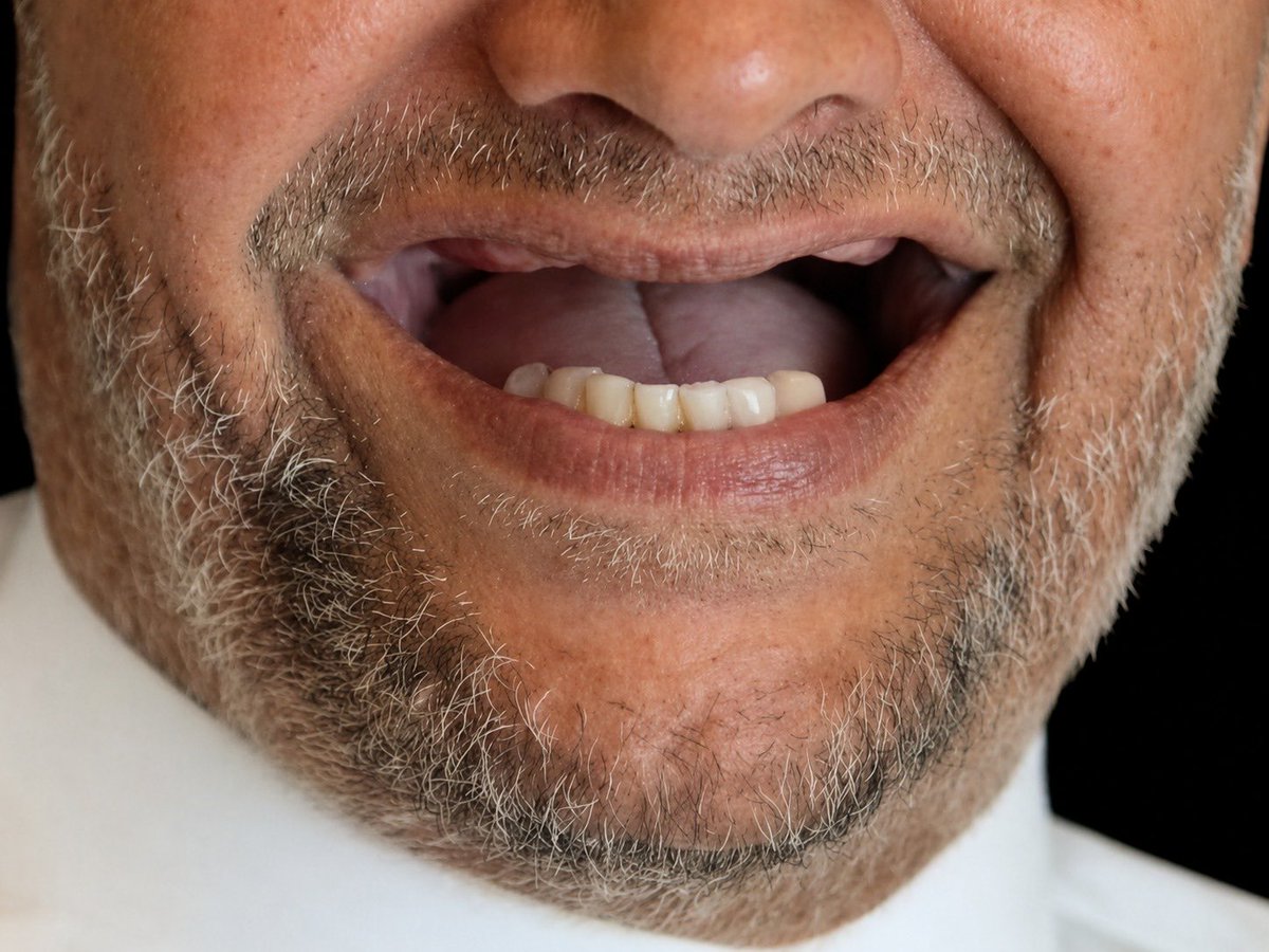 OF9Y9's tweet photo. من الحالات اللي تذكّرك ان طب الأسنان مو بس علاج… بل استعادة راحة وثقة وجودة حياة.

اليوم وبتوفيق من الله اكملت أنا وزميلي د. نواف الغيلان @NawafAlghailan رحلة علاج أحد المراجعين بتركيب طقم الأسنان، وبعد معاناة طويلة مع الأكل والكلام والثقة بالنفس، كانت ابتسامته بعد التسليم أكبر مكافأة ❤️