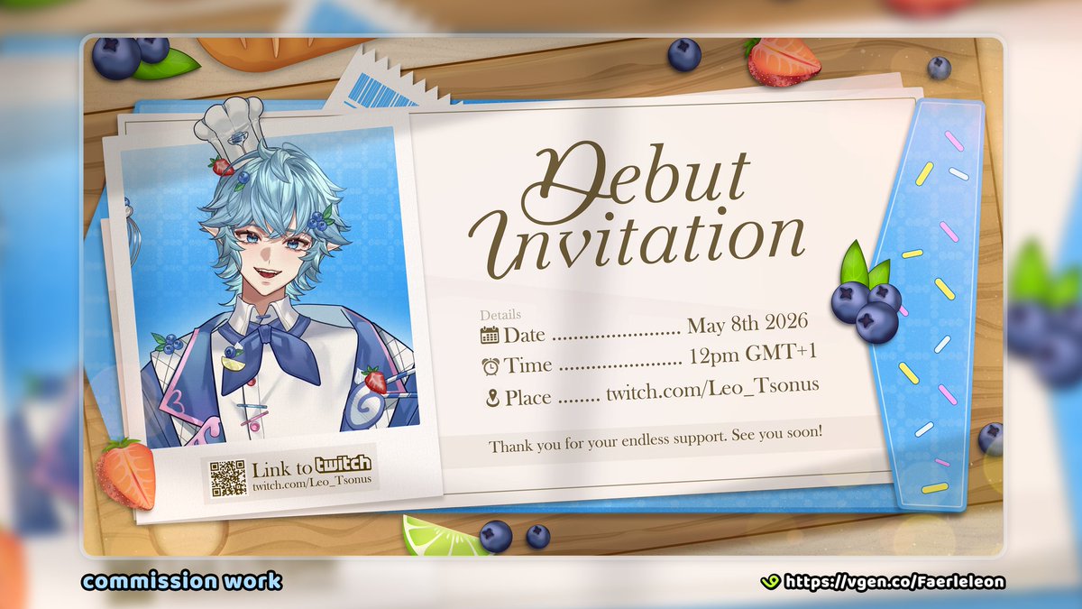 faerleleon1's tweet photo. @FrogsFloatToo Hello, i can make Schedule, Debut invitation, debut slide, Logo, Poster, Banner, Twitch Panel, model showcase, and other Graphic. Check it out. https://t.co/SVjYfzxlYA https://t.co/NXhVG3z6qu
