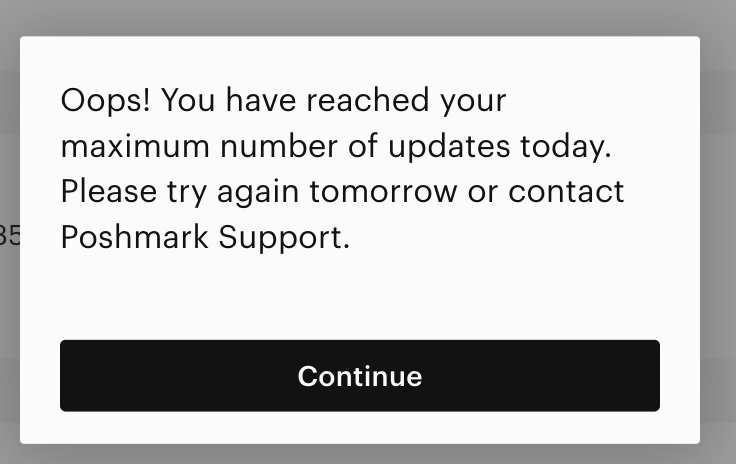 WeAreTheTrend's tweet photo. @Poshmarkapp I cant print my labels because of this whole "legal details" thing...what is going on...? https://t.co/DPKvLnHw5e